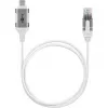 Cabo Ethernet Goobay USB-C 3.1 para RJ45 fino 1 m - liga router, modem (74385)