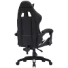 Cadeira gaming CANYON Core SGCH2 — preto/branco, design ergonómico, altura ajustável