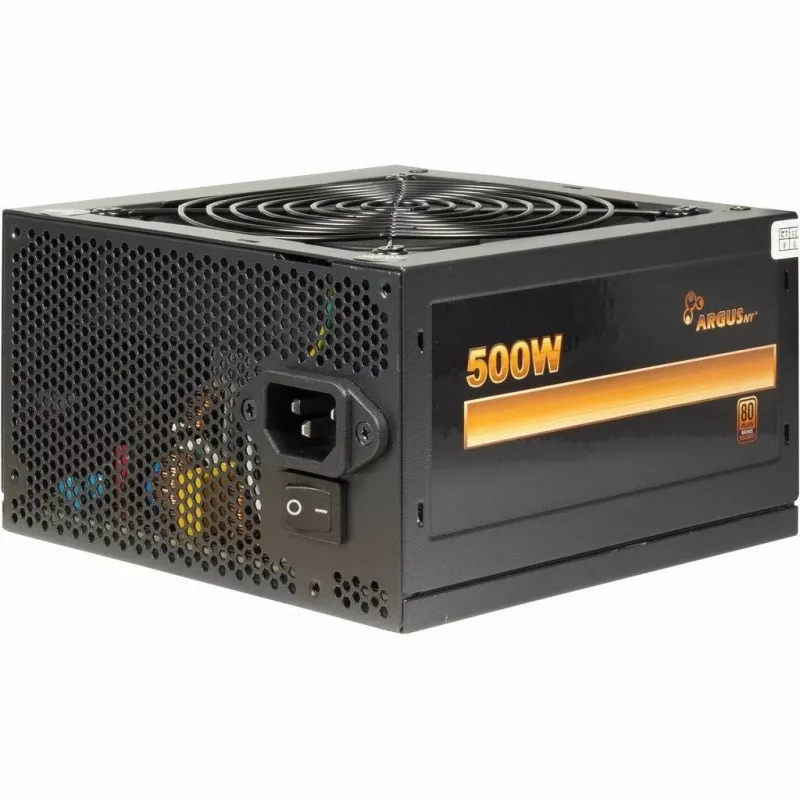 Fonte de alimentação Inter-Tech ArgusNT BPS-500 500 W 20+4 pin ATX ATX Preta