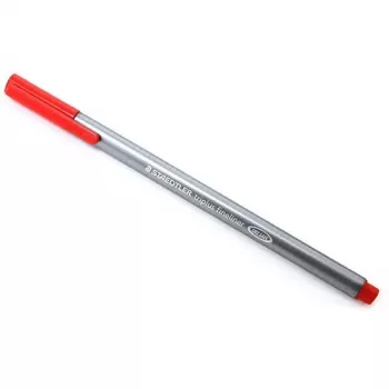 Fineliner Staedtler triplus 334 vermelho
