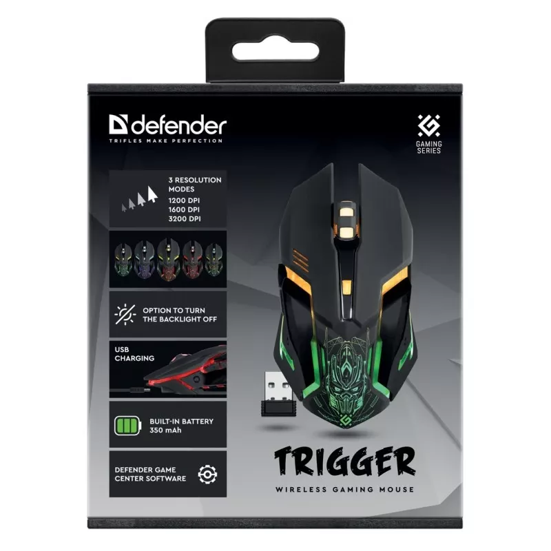 Rato gaming sem fios TRIGGER GM-934