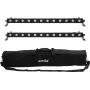 Conjunto de barras LED EUROLITE 2x LED BAR-12 QCL RGBA com soft-bag – 2 unidades, LEDs QCL RGBA