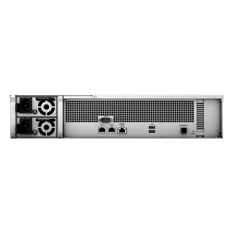 Synology RackStation RS2423+ NAS/servidor de armazenamento em rack (2U) Ryzen Embedded V1780B 8 GB DDR4 0 TB DiskStation Manager preto, cinzento