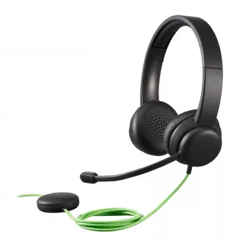 Headset de conferência com fios Acer GP.HDS11.01N — supra-aural, cabo de 2 m, 20–20000 Hz, 160 g, preto