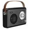 Rádio portátil Savio RS-01 analógico preto