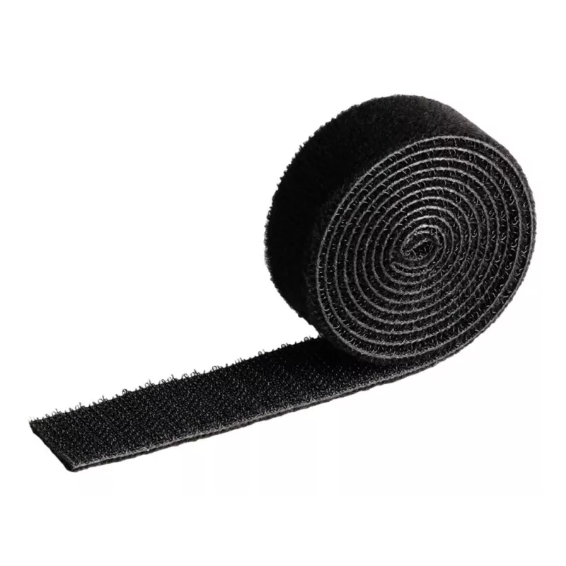 Abraçadeiras Durable Cavoline Grip 20 com fecho de velcro preto 503201