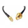 Cabo coaxial DeLOCK 88578 0,2 m preto