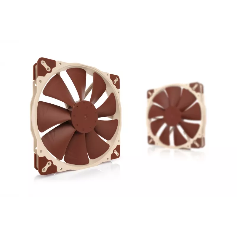 Noctua NF-A20 5V ventoinha de caixa, 200x200x30 mm, 5 V, 3 pinos, bege/castanho