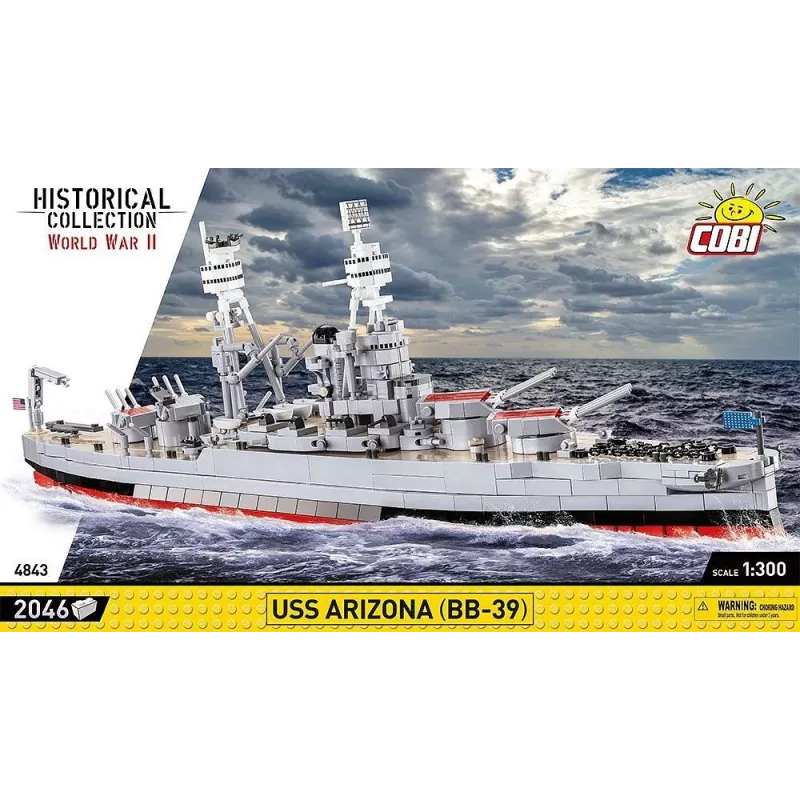 Blocos de construção USS Arizona BB-39 2046 peças