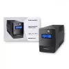 Qoltec Monolith UPS (fonte de alimentação ininterrupta) Dupla conversão (Online) 1 kVA 600 W 2 tomadas Schuko