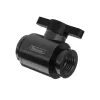 Válvula de esfera Barrow TLQFS-V1, tubo de 10 mm, conexão de rosca G1/4, preta