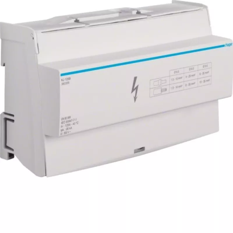 Acessório para caixa elétrica Hager KJ125B — largura 170 mm, profundidade 44 mm, altura 96 mm