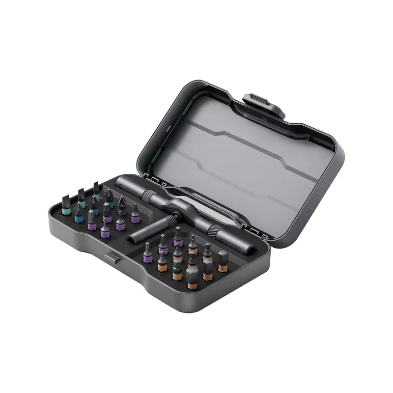 Conjunto de chave de fendas de roquete MOVA MRSH01, chave de fendas de roquete compacta com mecanismo de roquete reversível