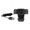 Webcam Conceptronic AMDIS 1080P Full-HD com microfone, 2 MP, 1920 x 1080 píxeis, Full-HD, 30 fps, H.264, M-JPEG, YUV, 90°