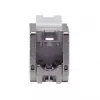 Keystone Jack Cat.6A blindado fino, EQUIP 767223, sem ferramentas, RJ-45, plano, prateado, 8 unid.
