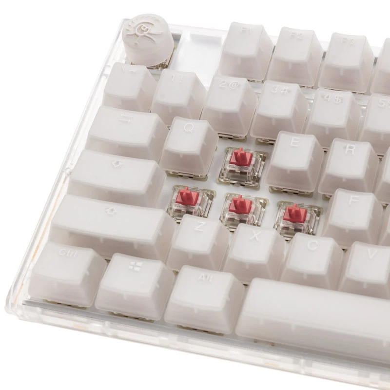 Teclado Ducky One 3 RGB gaming USB QWERTY US English branco