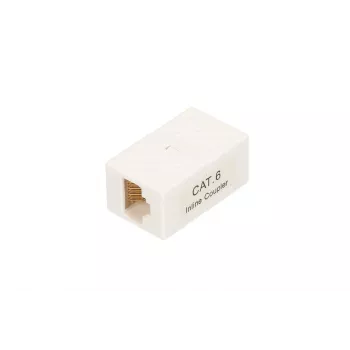 Tomada Extralink RJ45 CAT6 UTP, plástico, branco, 1 unid.