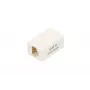 Tomada Extralink RJ45 CAT6 UTP, plástico, branco, 1 unid.