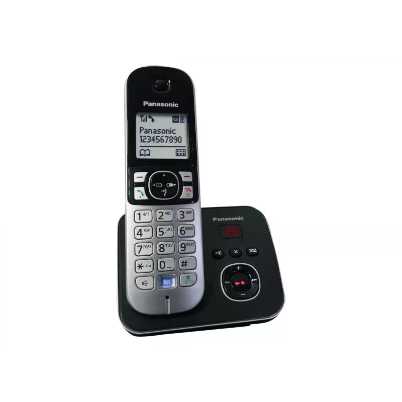 Telefone DECT Panasonic KX-TG6821GB preto