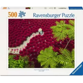 Puzzle Ravensburger Um Mar de Vermelho — 500 peças, arte, a partir dos 12 anos