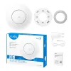 Ponto de acesso WLAN Cudy AP11000 — Tri‑Band Wi‑Fi 6 (2,4/5/6 GHz), 5760 Mbit/s, MU‑MIMO, montagem em teto/parede
