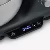 Robot de cozinha Severin KM 3898 1000 W 5,5 L preto aço escovado prateado