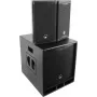 Sistema de áudio ativo 2.1 Omnitronic MAXX-1206DSP 120W RMS Bluetooth