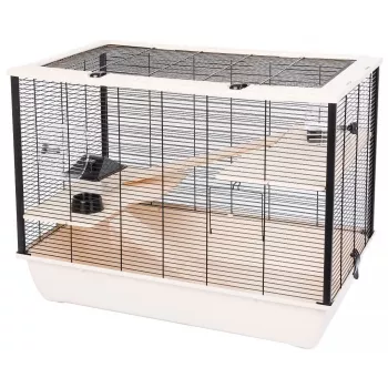 INTER-ZOO Hugo Wood bege - gaiola para roedores - 78 x 48 x 58 cm