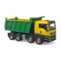 MAN TGA basculante em branco e verde