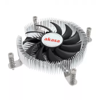 Dissipador híbrido Akasa Intel LGA1700 7,5 cm alumínio preto