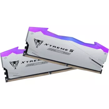DIMM 32 GB DDR5-6400 (2x 16 GB) kit duplo, memória RAM preta, PVXR532G64C32KM, Viper Xtreme 5 MPower RGB, INTEL XMP