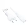 Cabo de alimentação Euro ficha Euro tipo C (reta) para conector fêmea C7/Euro 8 (reta), branco, 0,75 mm², 0,5 m, Good Connections® (P0370-W005)