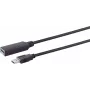 Cabo USB S/CONN 13-39075 10 m USB 3.2 Gen 1 preto