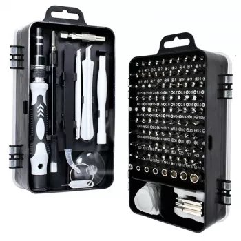 Conjunto de chaves de precisão Extralink, 118 em 1 chaves Torx e ferramentas de precisão