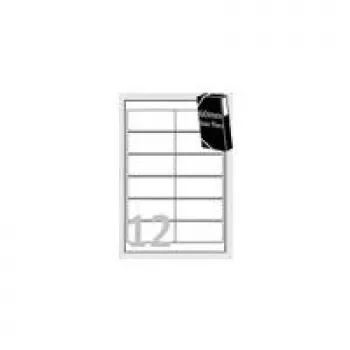 Avery Zweckform Avery - adesivo removível - branco - 99,1 x 42,3 mm 300 etiquetas (25 folhas x 12)