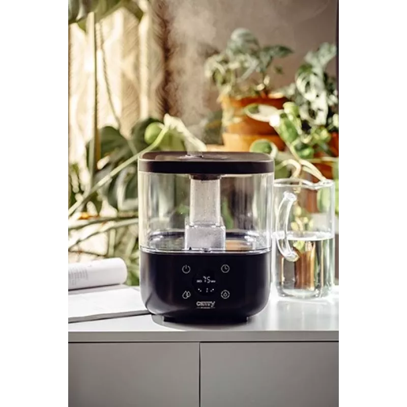 Camry | CR 7973b | Humidificador | 23 W | Capacidade do depósito de água 5 L | Adequado para divisões até 35 m² | Ultrassónico | Potência de humidificação 100-260 ml/h | Preto