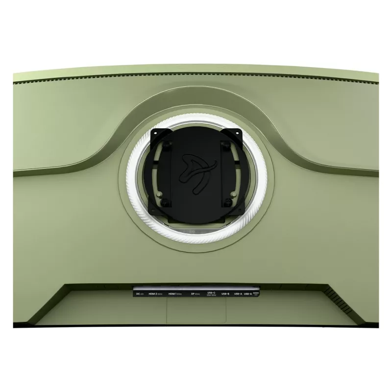 Monitor de computador curvo Arozzi Nova 49 polegadas (124,5 cm) Dual QHD 5120×1440 LED VA, 4 ms, Verde