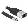Cabo plano FPC DeLOCK 86936 USB Type-C para Gigabit LAN 15 cm
