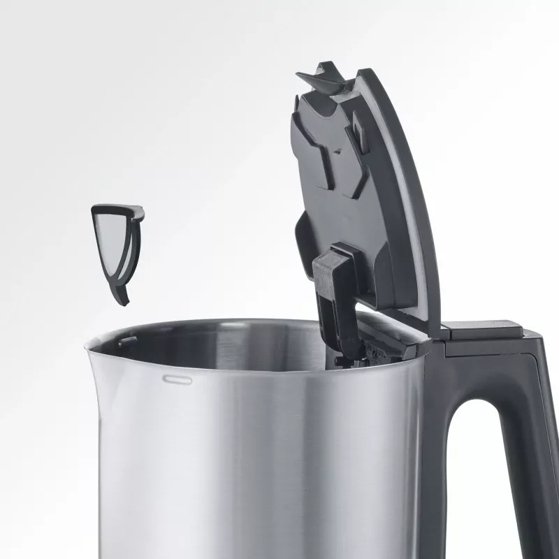 Severin WK 3409 chaleira elétrica 1,7 L preto - aço inoxidável 2200 W (WK 3409)