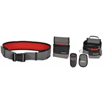 Cinto de ferramentas c.k tools MA2734 cinto universal de cintura 80–115 cm, bolsas ajustáveis para ferramentas manuais