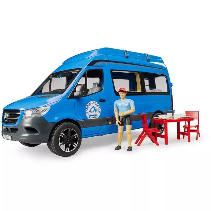 BRUDER Autocaravana MB Sprinter 02684 com condutor – veículo em miniatura à escala