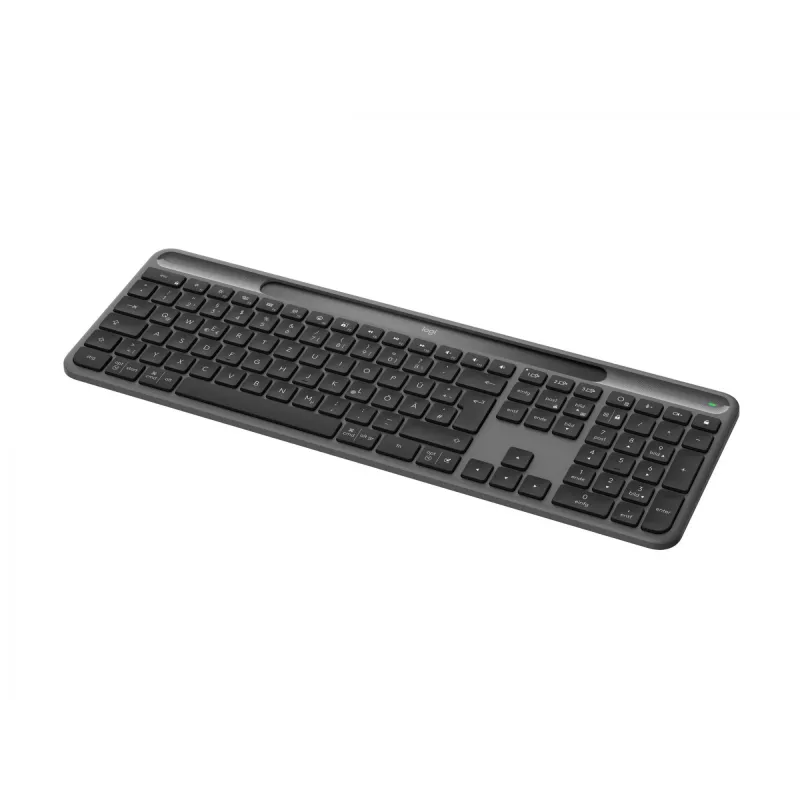 Logitech Signature Slim Solar+ K980 Teclado sem fios, QWERTZ alemão, grafite