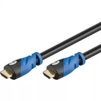 Cabo HDMI™ Premium High Speed com Ethernet Wentronic Goobay, 2 m - Ficha HDMI™ A > Ficha HDMI™ A (72318)