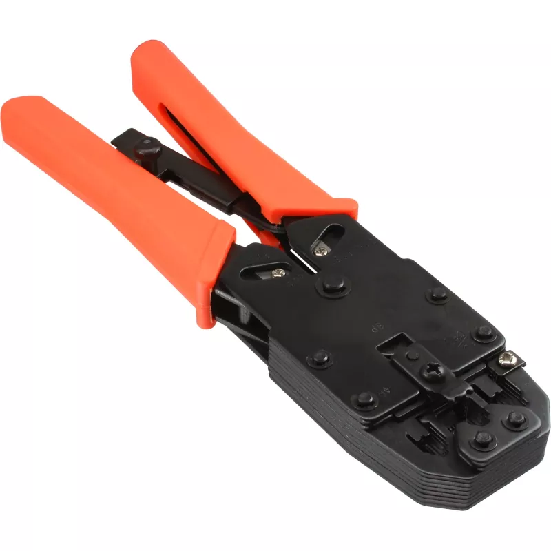 Alicate de cravar InLine ferramenta InLine 74103 para RJ10 RJ11 RJ12 RJ45 DEC
