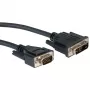 Cabo ROLINE DVI-VGA, DVI (12+5) macho - HD15 macho 2,0 m (11.04.5420)