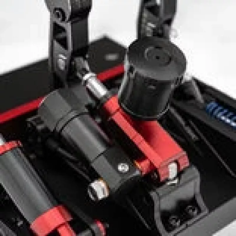 Conjunto de pedais Simagic P1000-RS preto travão Load Cell, modelo S305