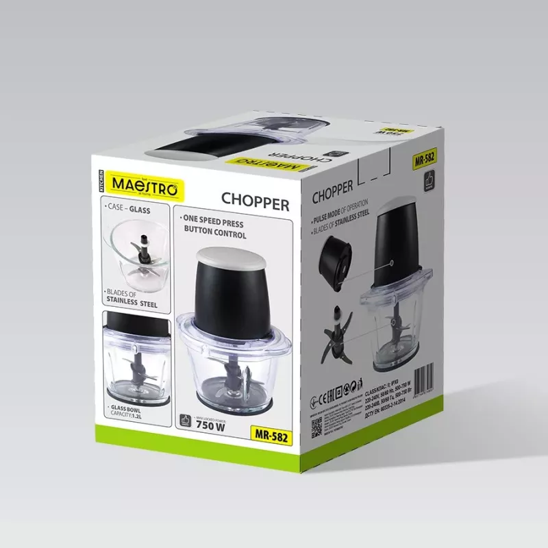 Trituradora Maestro MR-582 750W trituradora elétrica de mesa