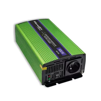 Inversor para automóvel Qoltec Monolith 600 W verde 12 V