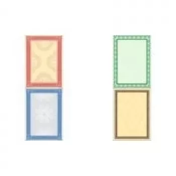 Folhas de papel artístico Sigel DP490 20 folhas azul