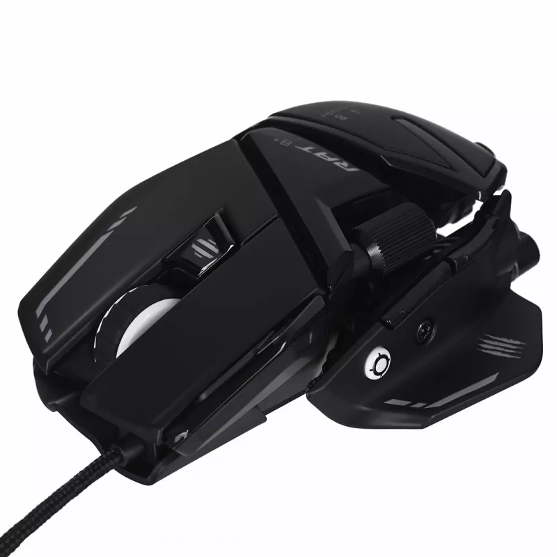 Rato gaming MadCatz R.A.T. 8+ — destro, ótico, 16000 DPI, 11 botões, USB Type-A, 145 g